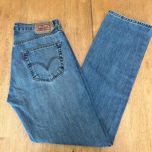 Levi's 501 Straight Leg, Button Fly Jeans - Size 34x34